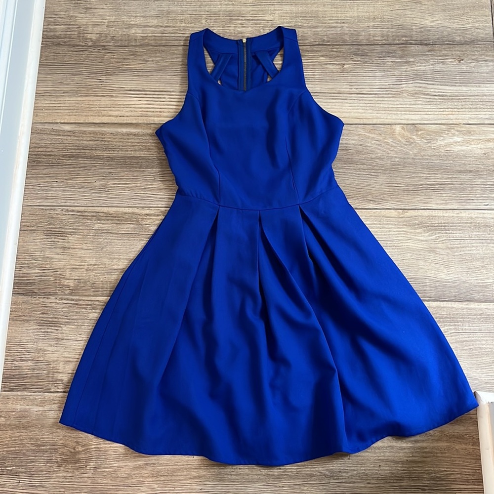 Cobalt Blue Altard State Cocktail Dress
